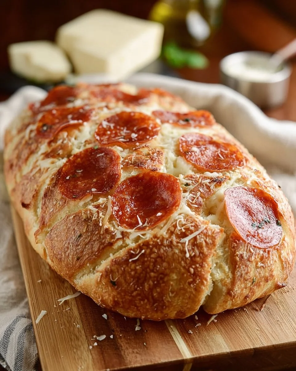 Cheesy Pepperoni Sourdough Pizza Bread: A Delicious Twist on Classic Pizza