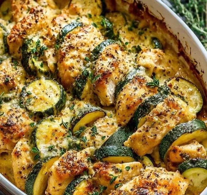 Chicken and Zucchini One-Dish Meal
