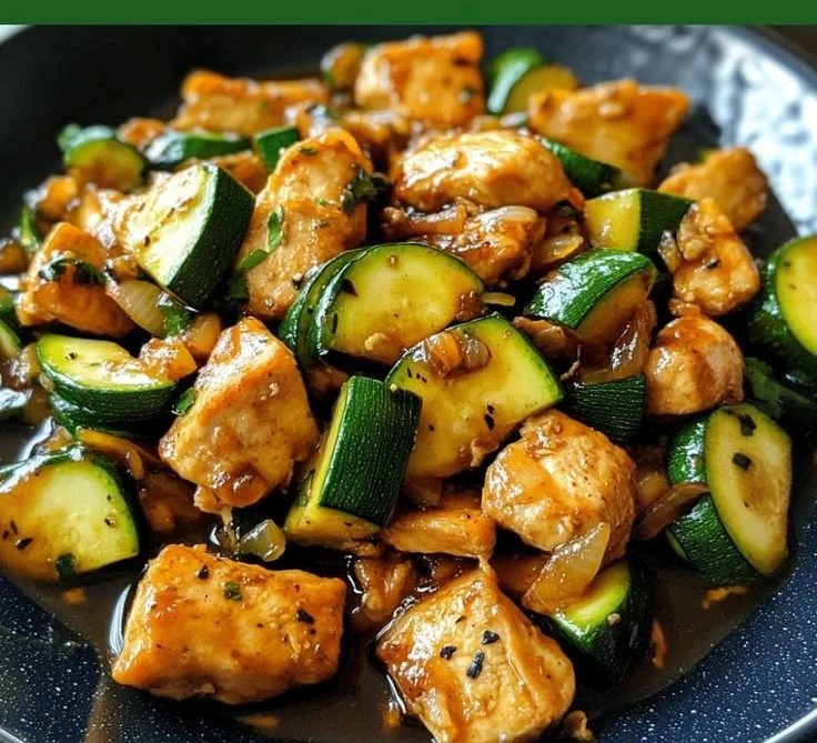 Chicken Zucchini Stir Fry