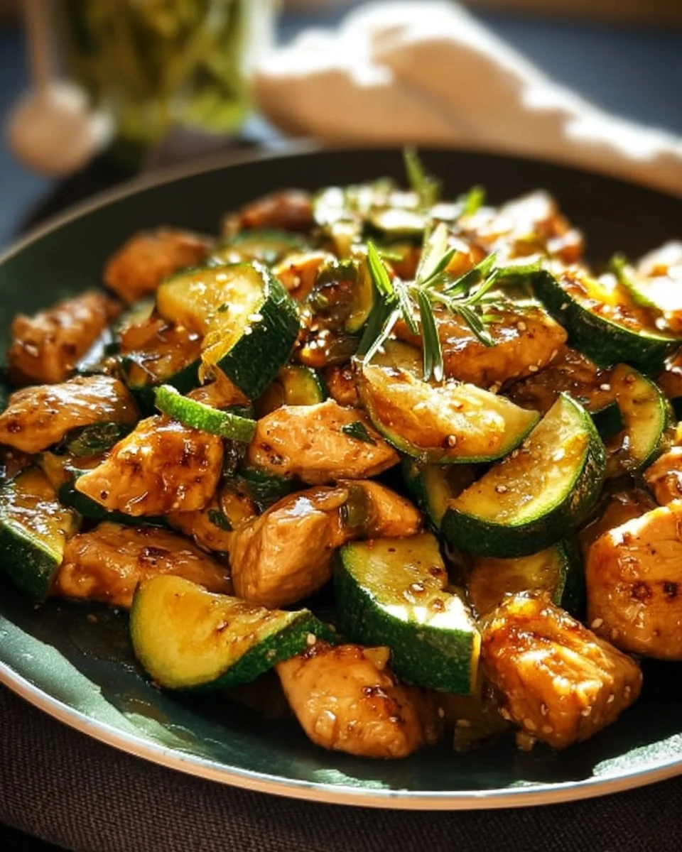 Chicken Zucchini Stir Fry