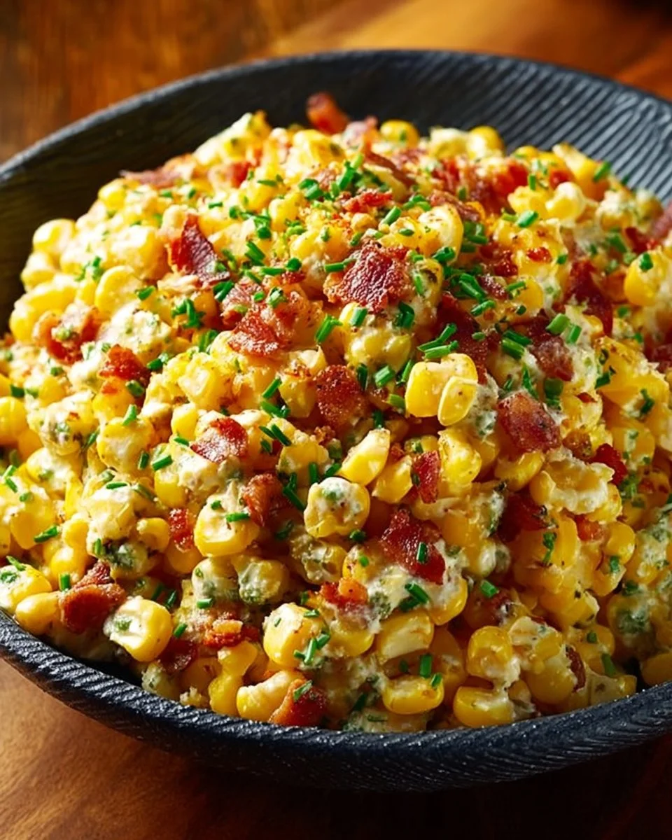 Delicious crack corn salad in a vibrant bowl ready to serve.