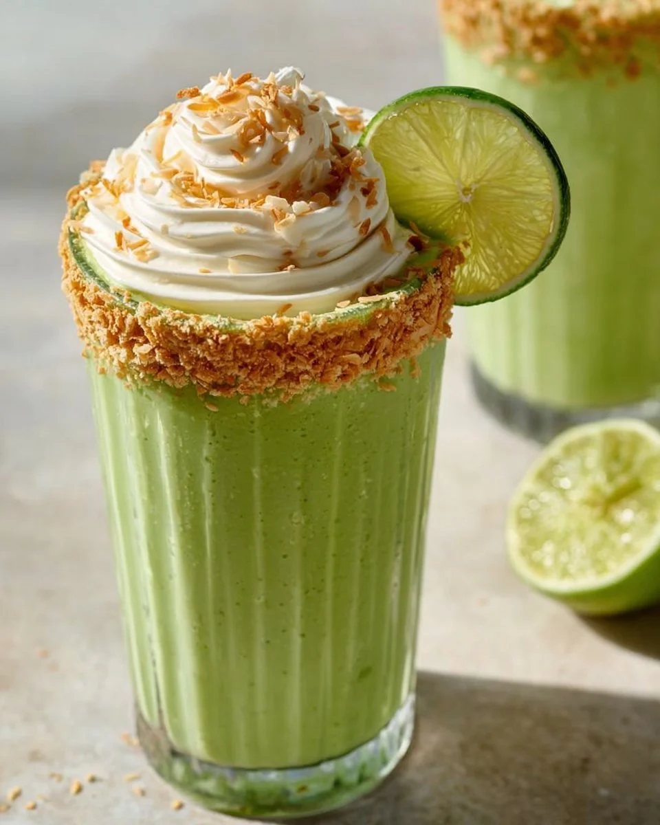 Creamy Coconut Key Lime Pie Smoothie
