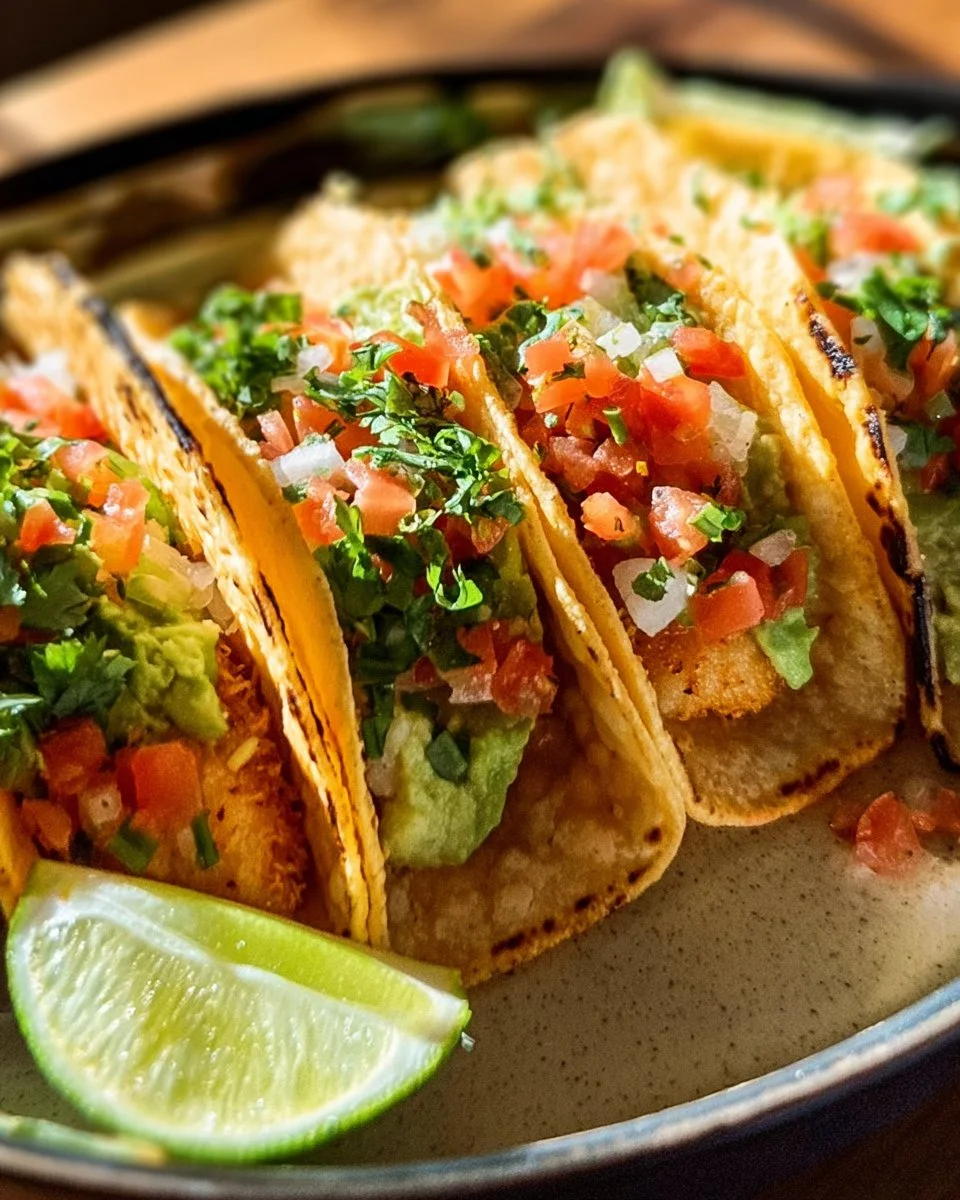 Crispy Fish Tacos with Cilantro Lime Slaw