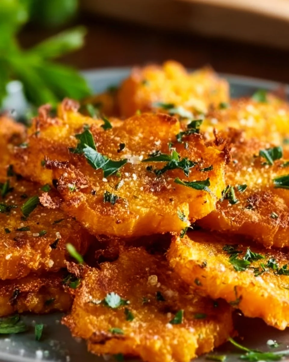 Crispy Smashed Carrots