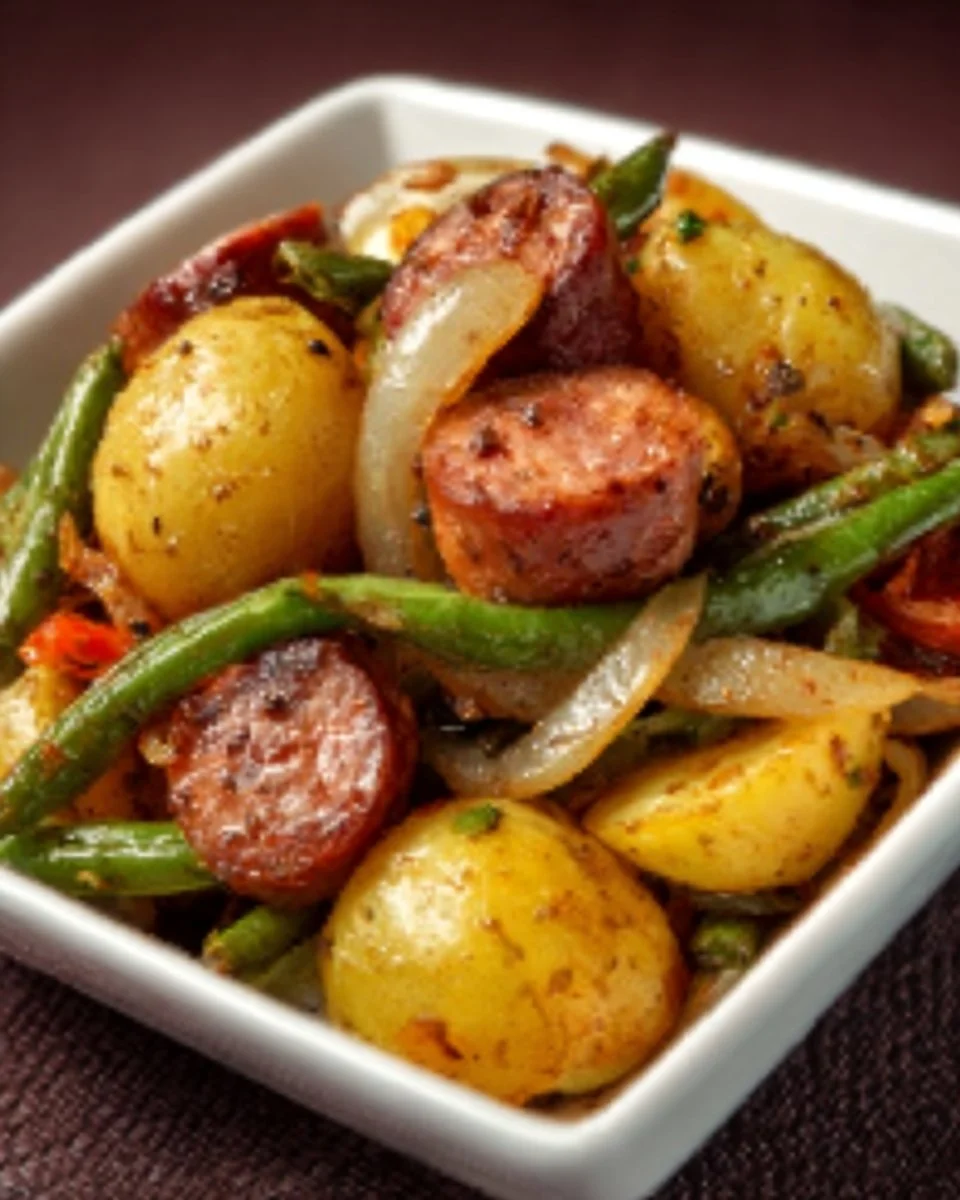 Crock Pot Swamp Potatoes recipe with herbs and spices cooked to perfection.