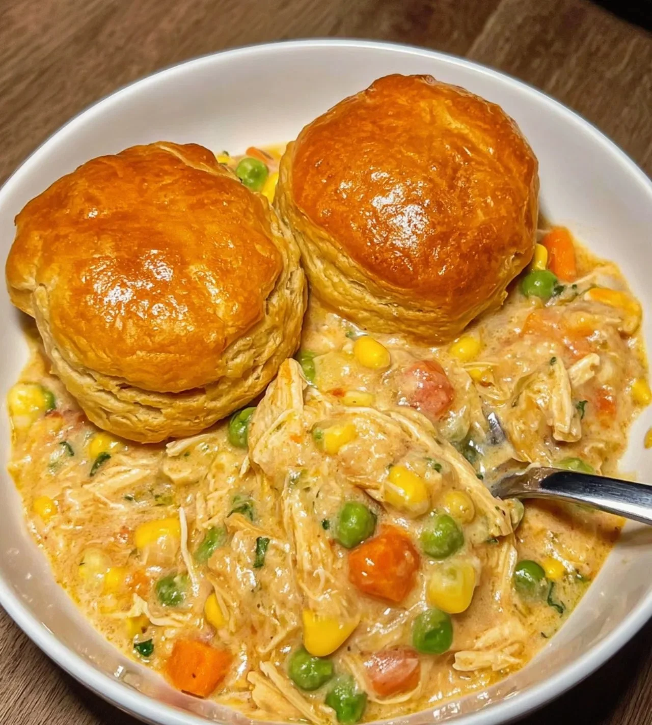 Crockpot Chicken Pot Pie Stew
