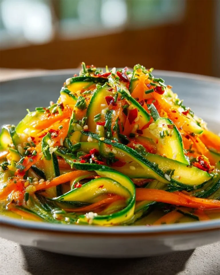 Cucumber Carrot Salad with fresh vegetables and a crunchy texture.