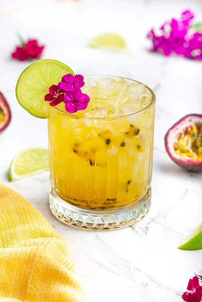 Easy Passionfruit Sparkler