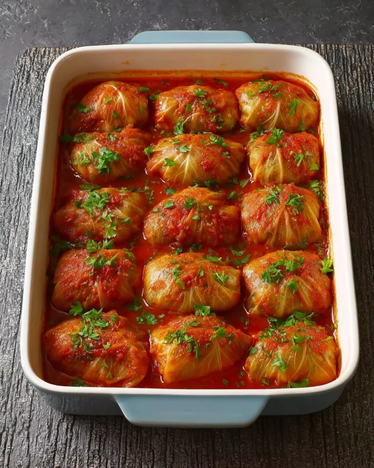 Greek Beef Stuffed Onions (Salantourmasi) served on a plate