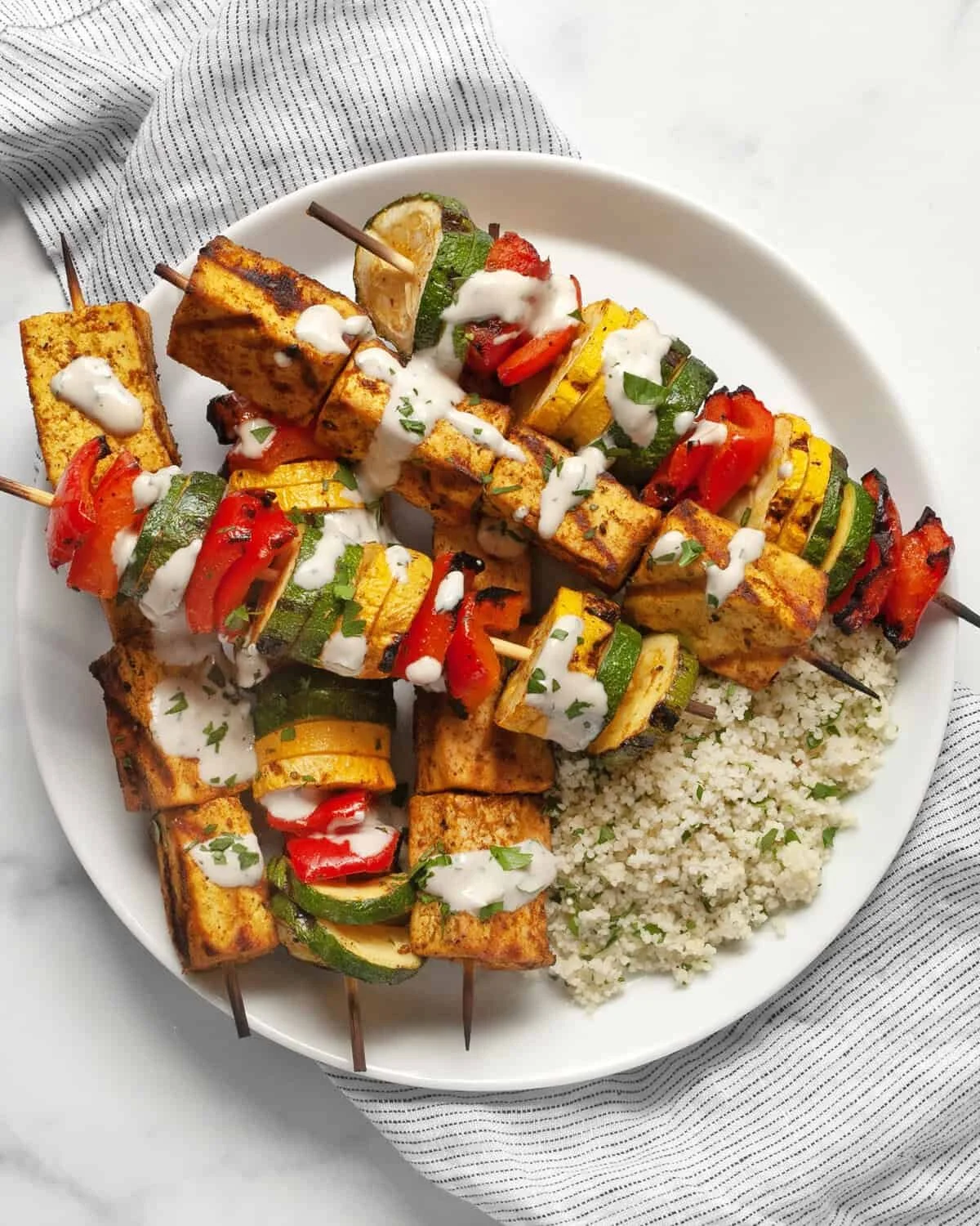 Grilled Tofu Shawarma