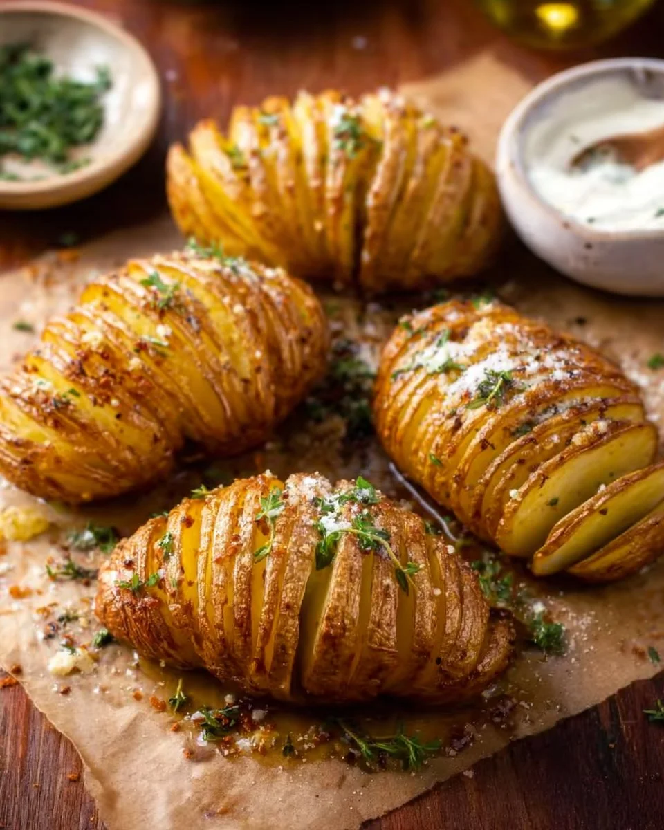 Hasselback Potatoes