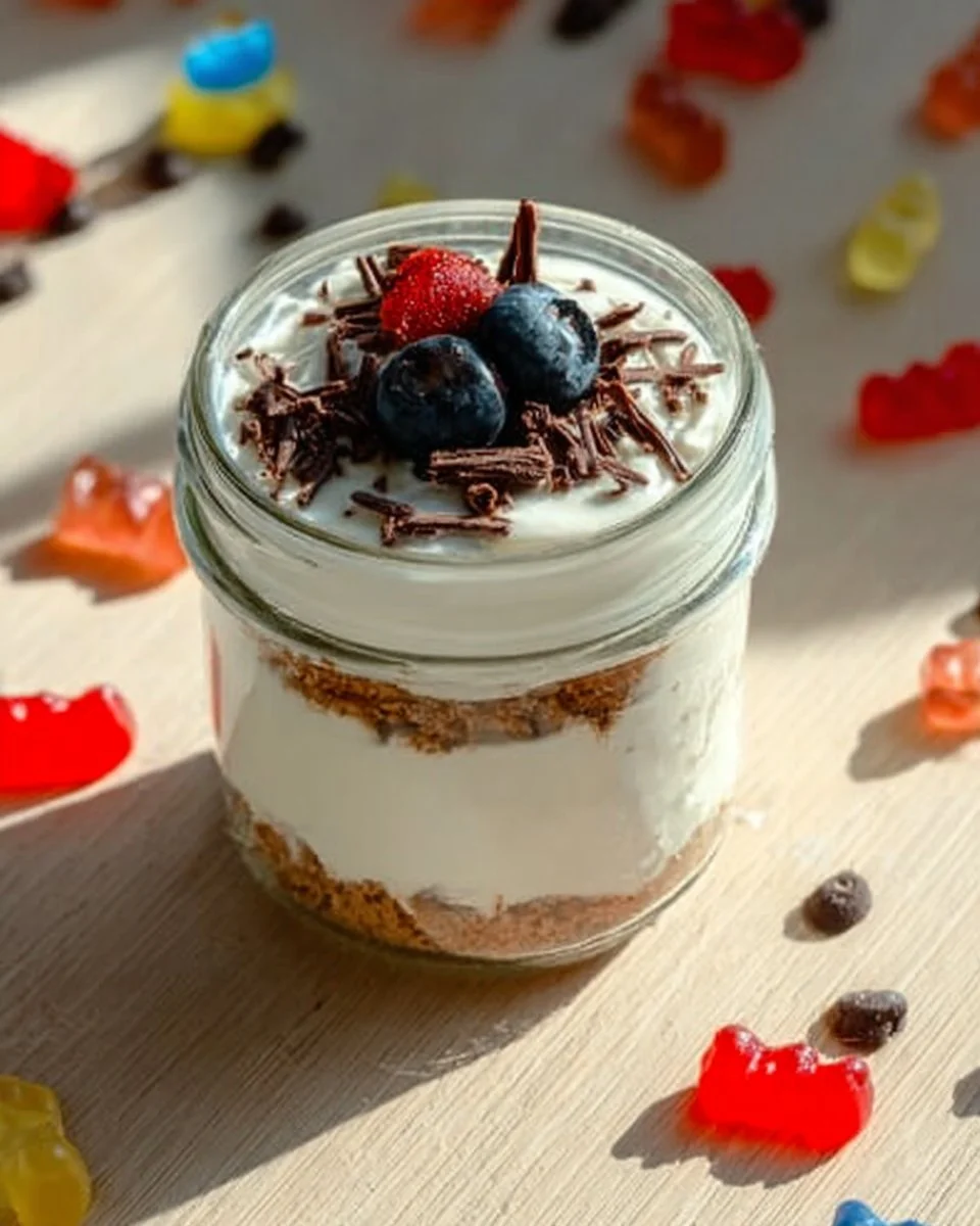 Healthy protein cheesecake jars for a nutritious dessert