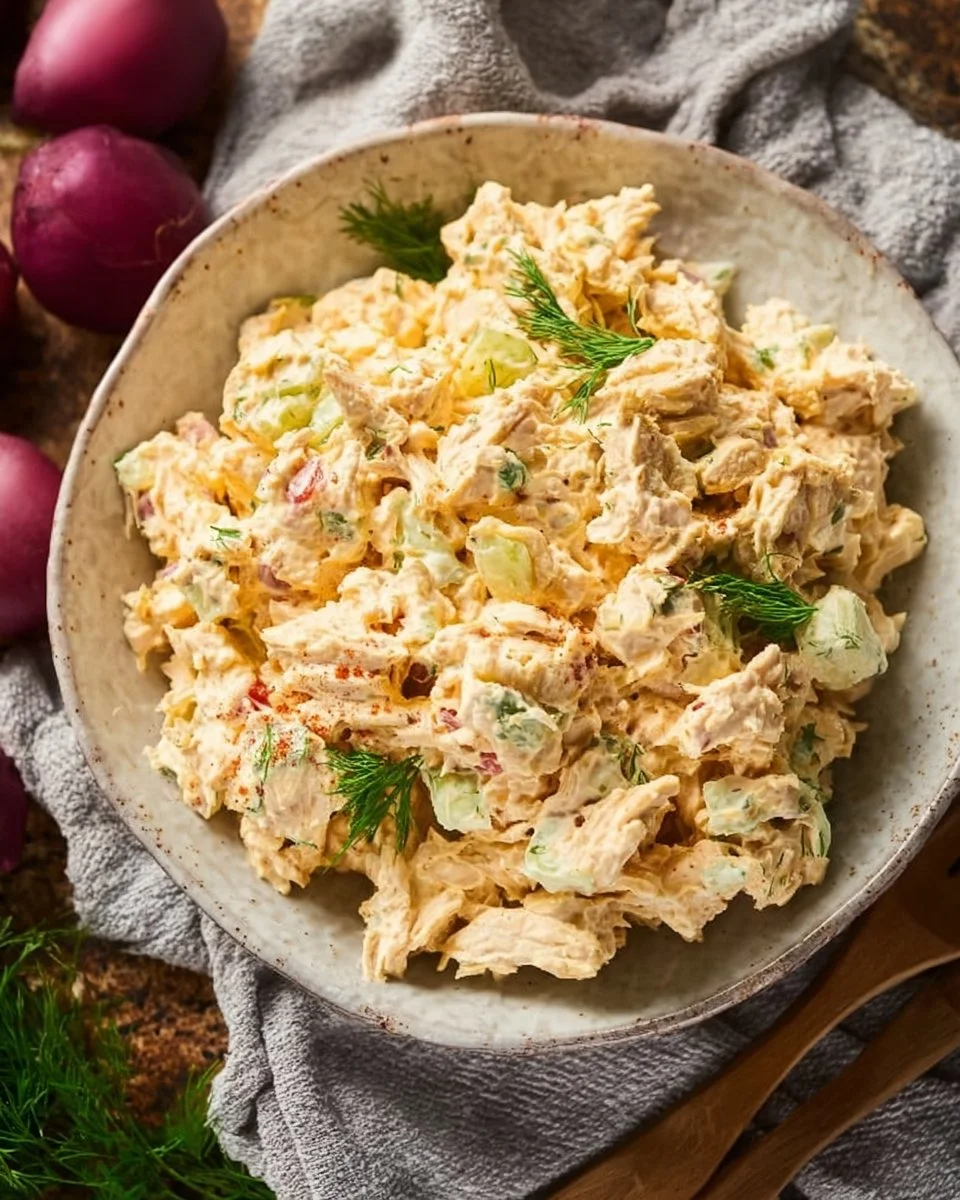 High Protein Cottage Cheese Chicken Salad
