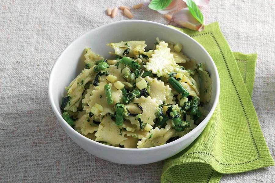Homemade Pasta with Ligurian Pesto