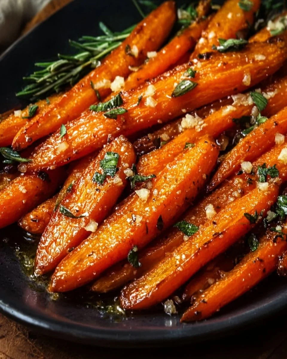 Honey Garlic Butter Roasted Carrots That Will Wow Your Guests