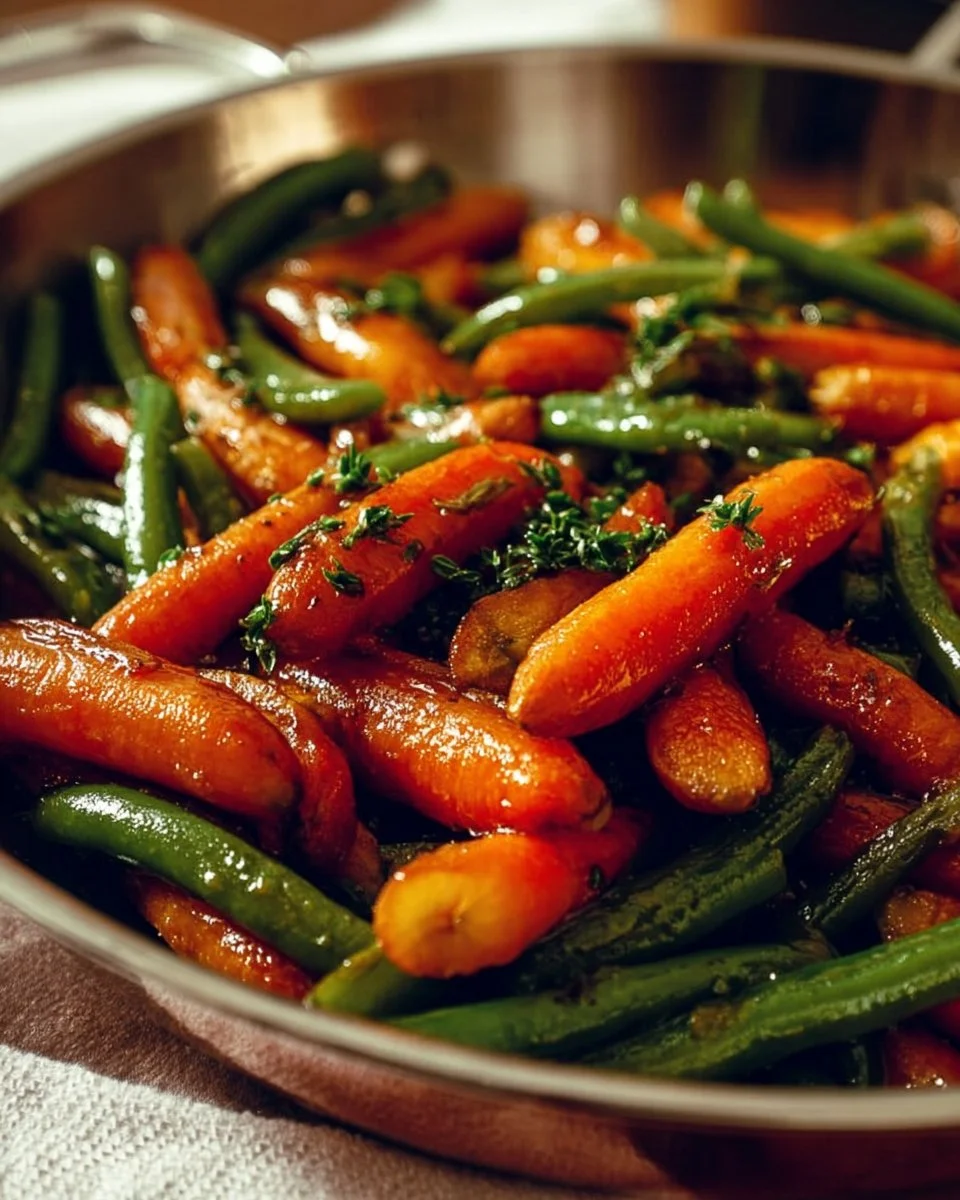 Honey Glazed Carrots & Green Beans