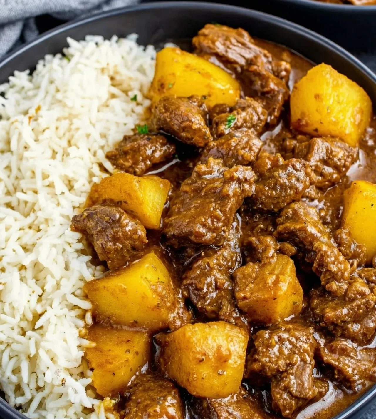 Jamaican Curry Beef with Potatoes