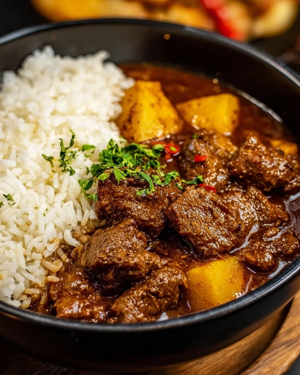 Jamaican Curry Beef with Potatoes