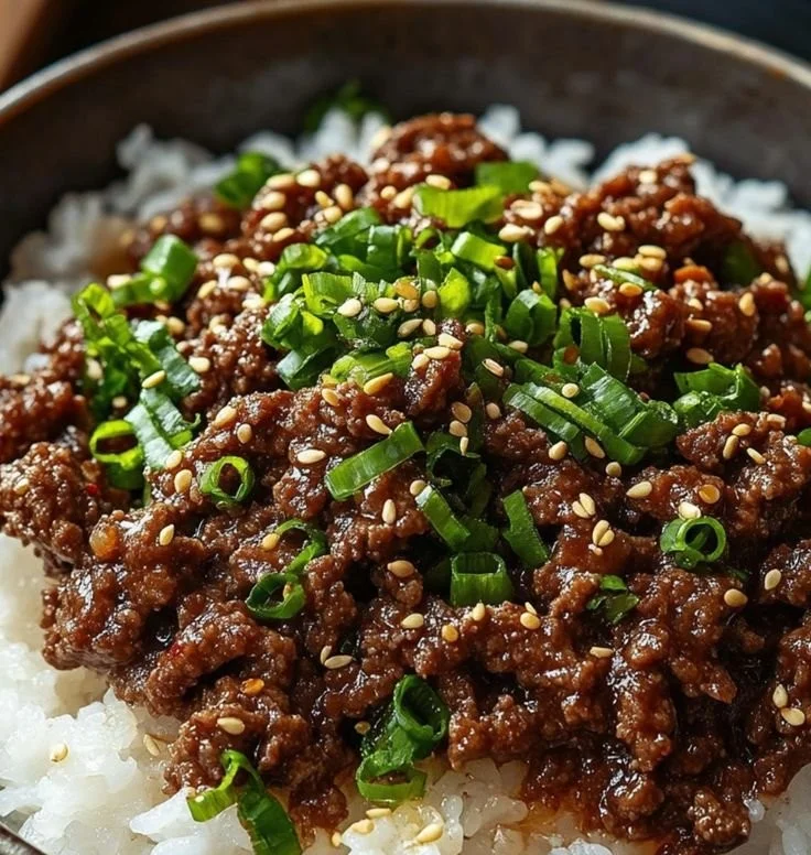 Korean Ground Beef Bowl