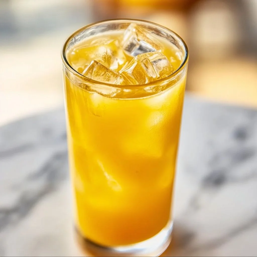 Mood Lifter Cocktail served in a vibrant glass with fresh ingredients