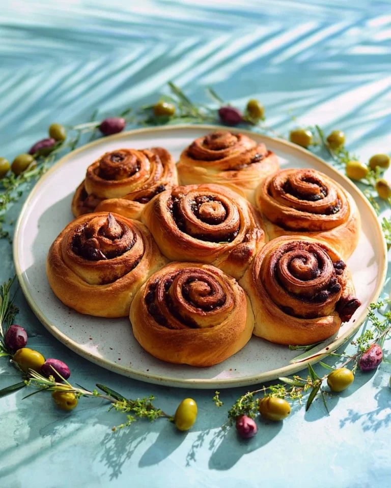 Freshly baked Olive and Caper Bread with herbs and spices.