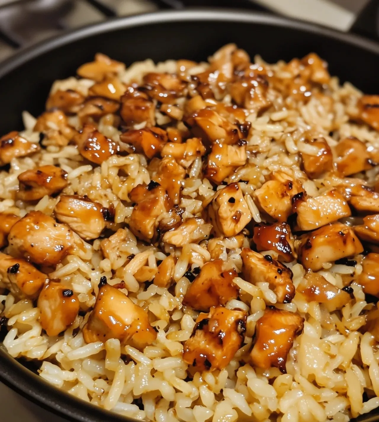 One-Pan Bold Honey BBQ Chicken Rice