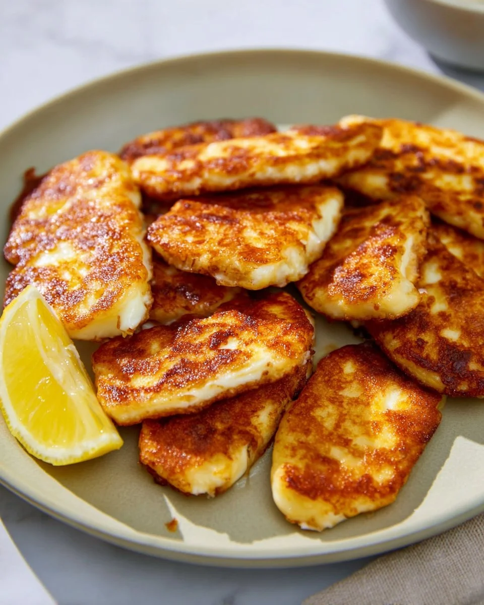 Pan Fried Halloumi