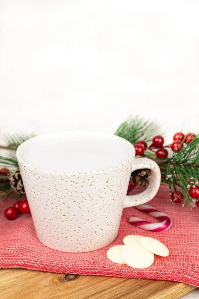 Peppermint White Hot Chocolate