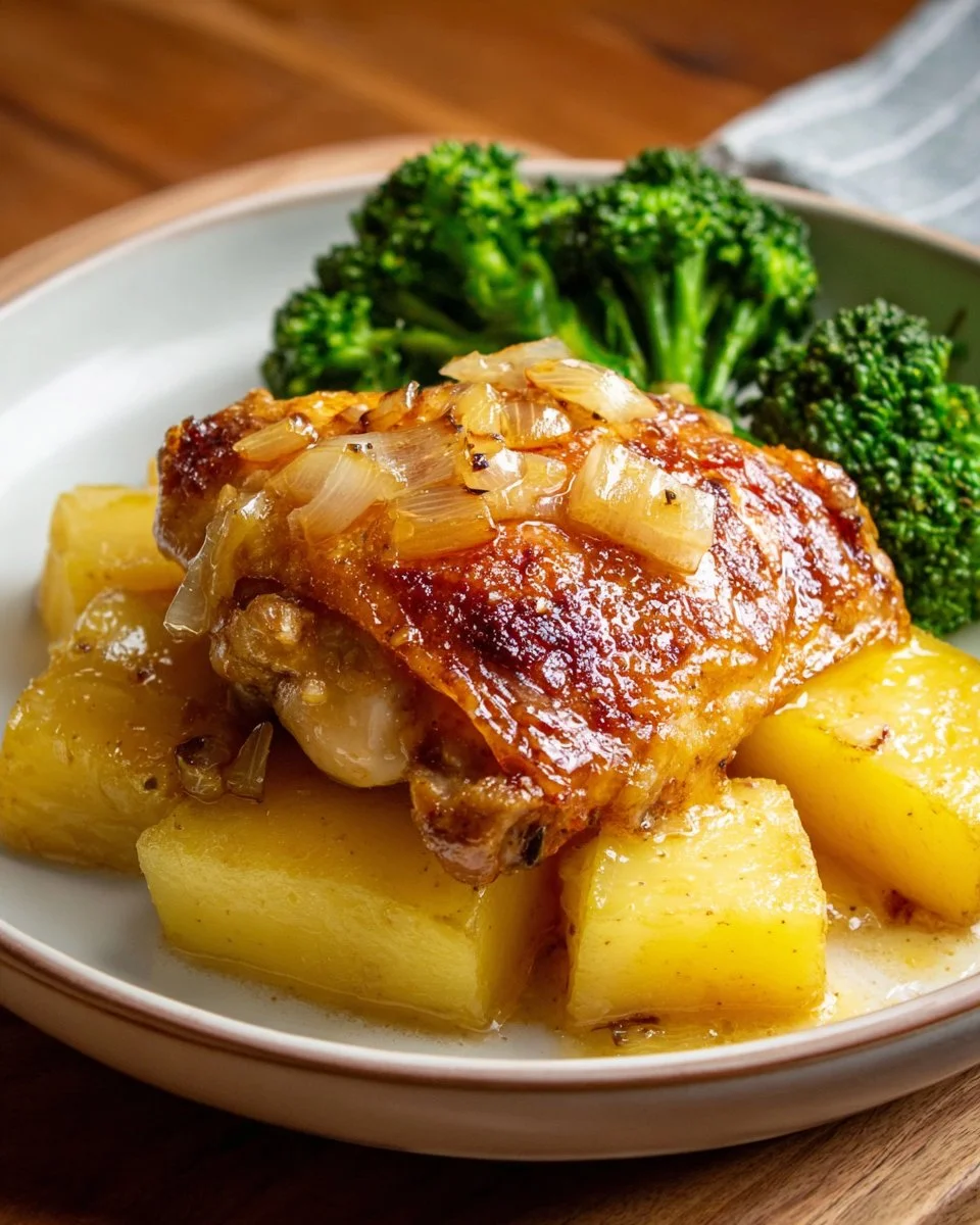 Slow Cooker Greek Lemon Chicken and Potatoes