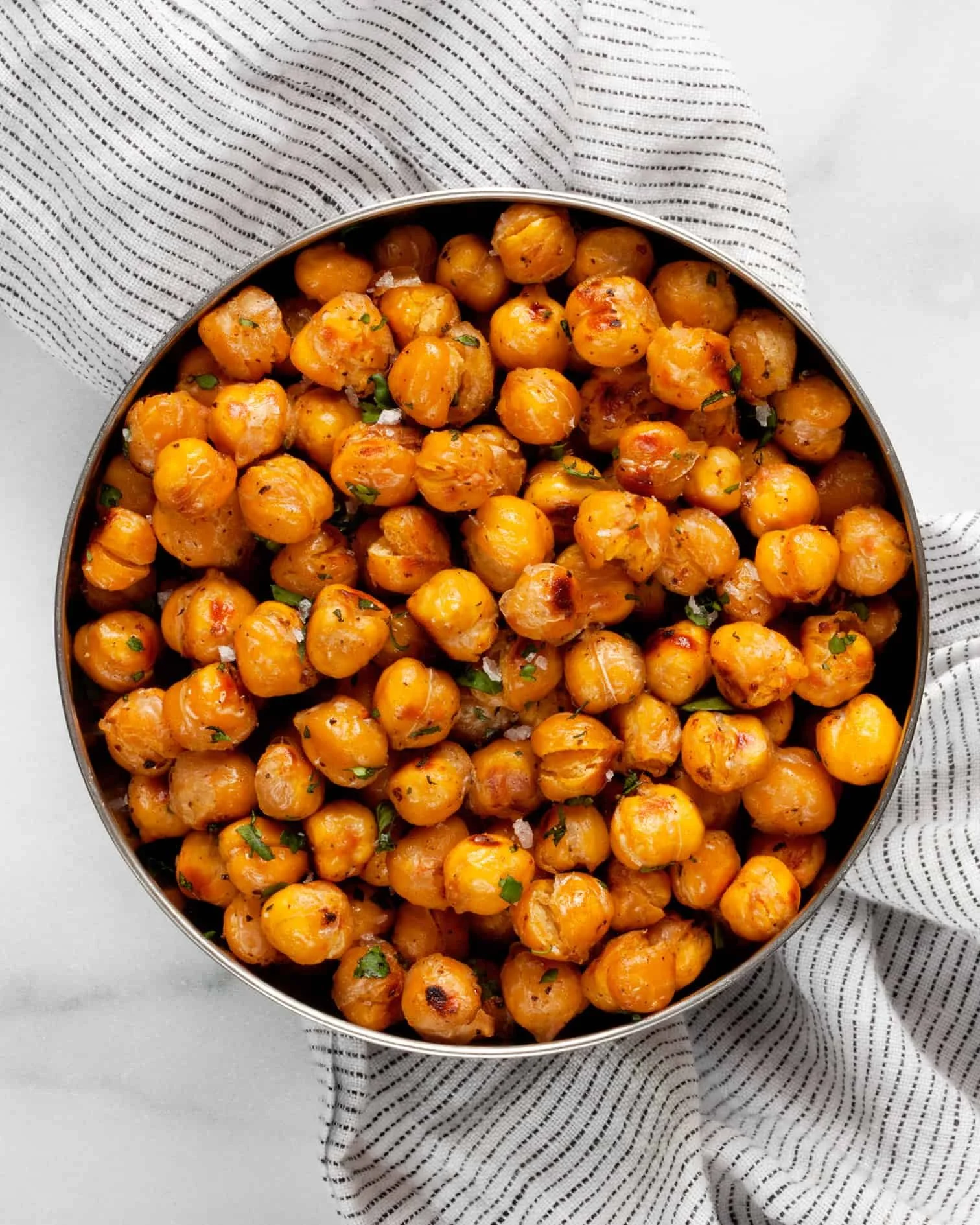 Sriracha Lime Roasted Chickpeas