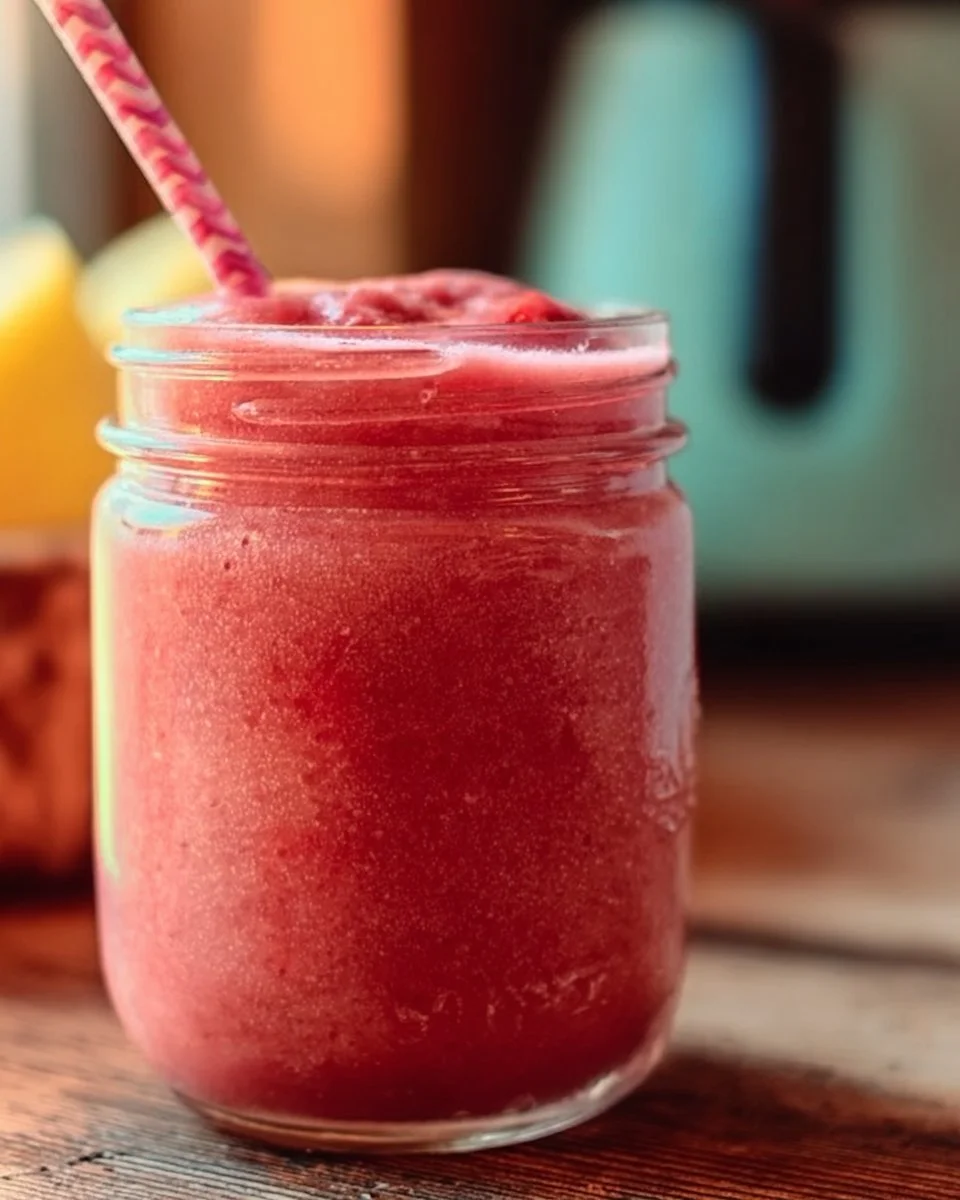 Strawberry Lemon Smoothie (Paleo, AIP, Vegan)