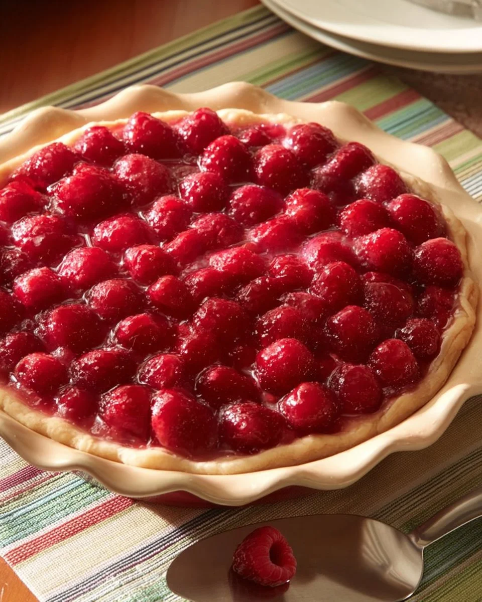 Summer Fresh Raspberry Pie