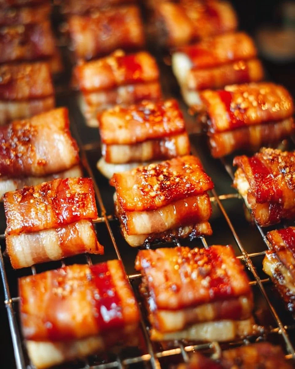 Sweet and Spicy Bacon-Wrapped Parmesan Crackers: The Ultimate Party Appetizer