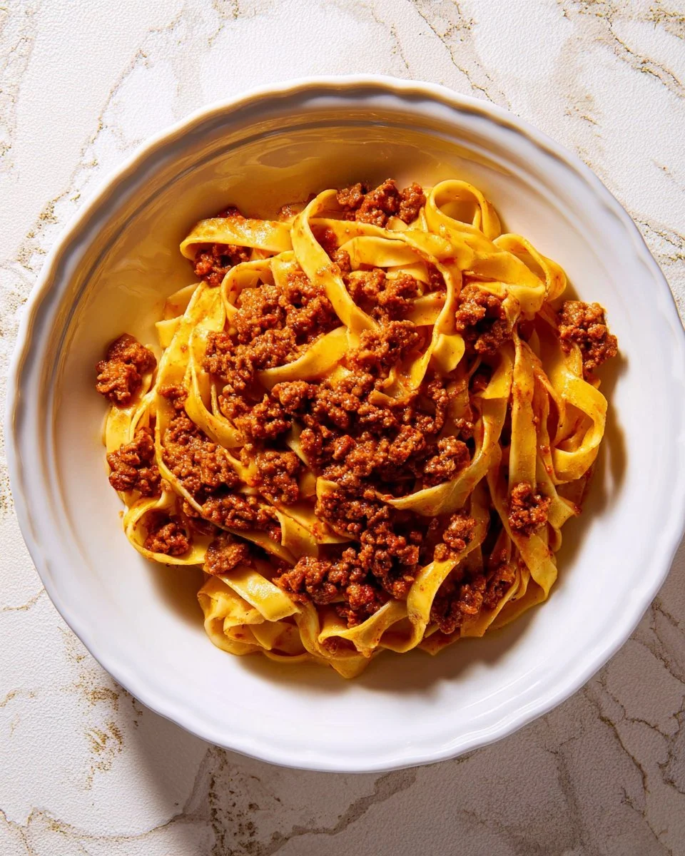Tagliatelle with Bolognese Sauce