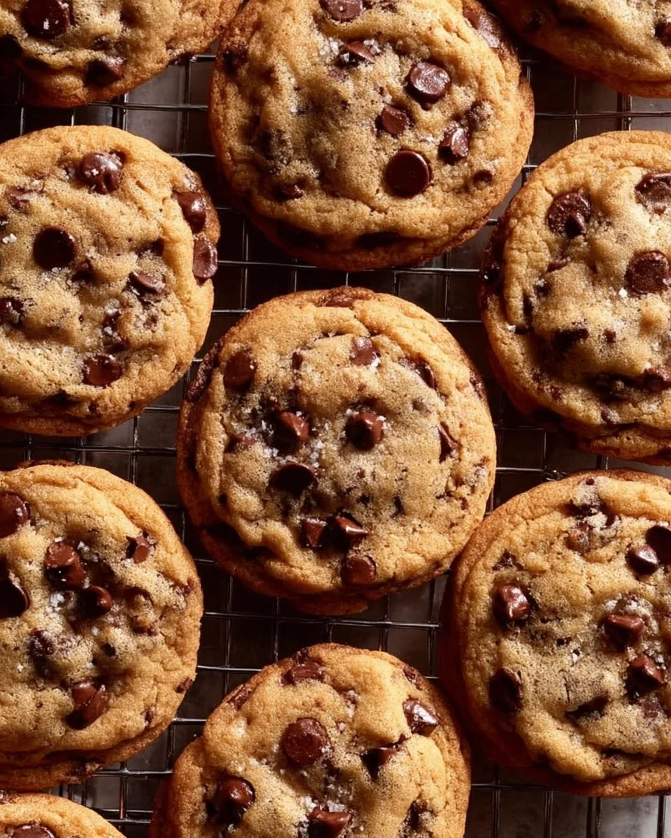 Delicious homemade chocolate chip cookies on a baking tray