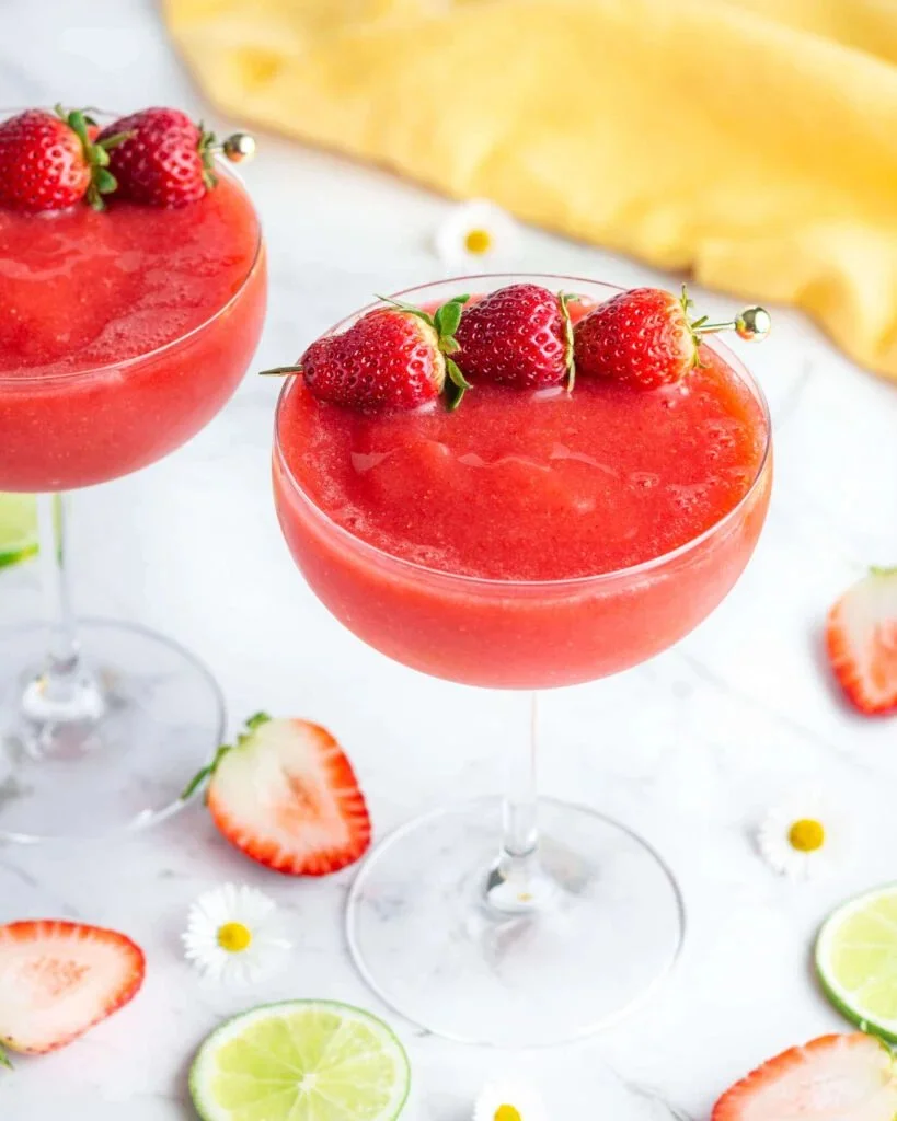 The Best Virgin Strawberry Daiquiri