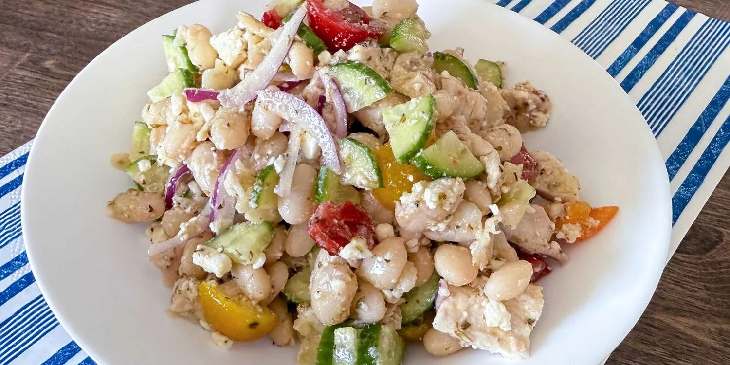 This High-Protein Greek Salad Will Be on Repeat All Summer Long