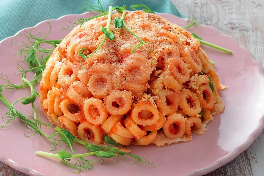 Timbales with Sausage