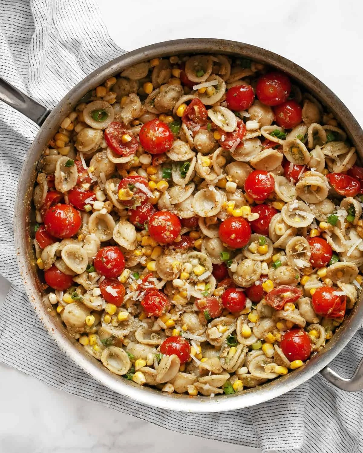 Tomato Corn Orecchiette