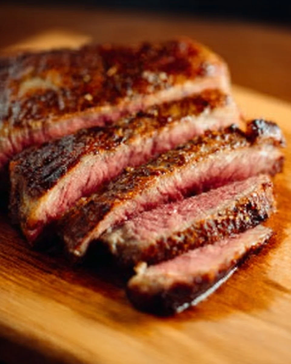 Juicy Tri-Tip steak cooked in an air fryer for a tender and flavorful dish.