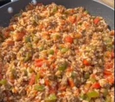 Unstuffed Pepper Skillet