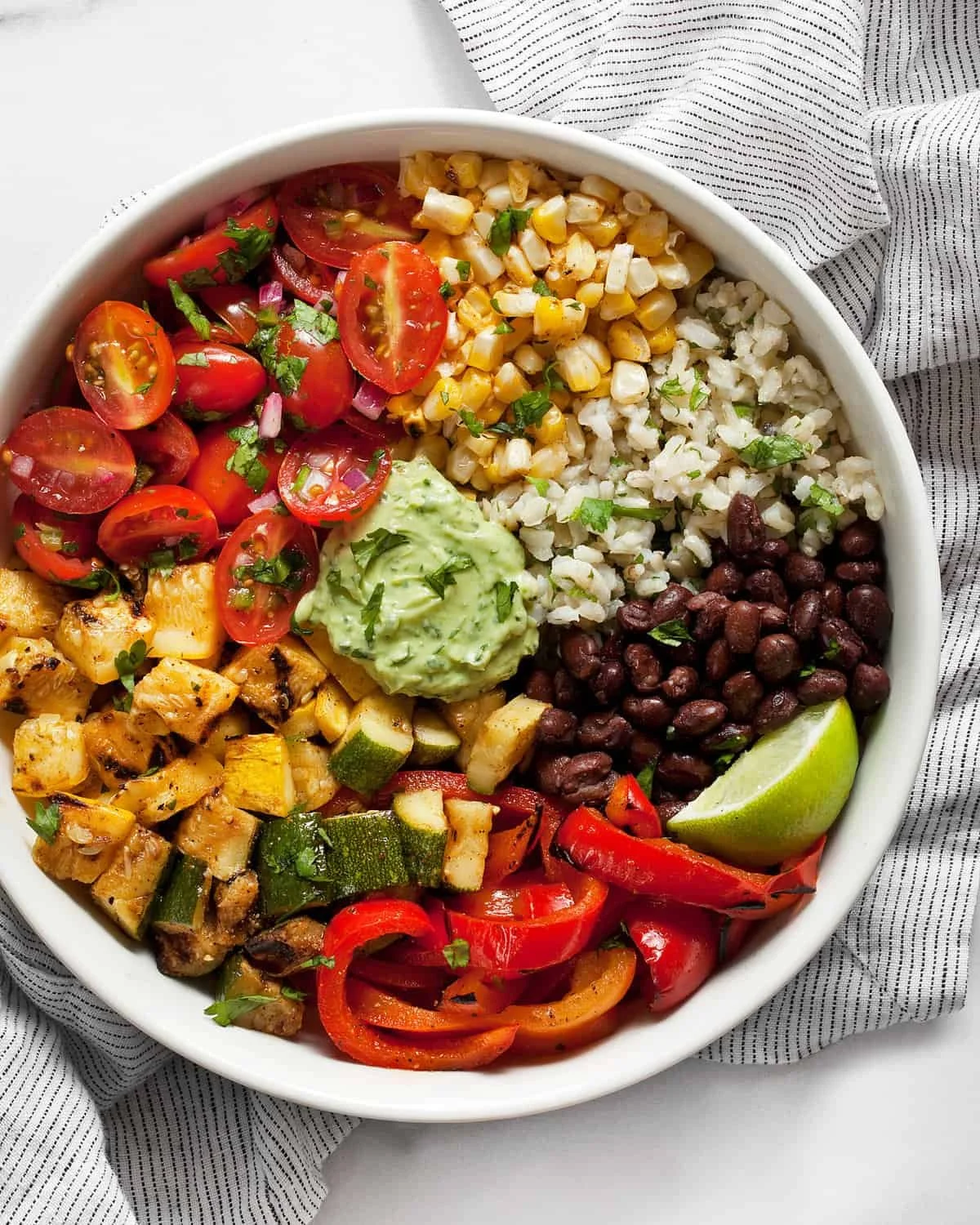 Vegetarian Burrito Bowls