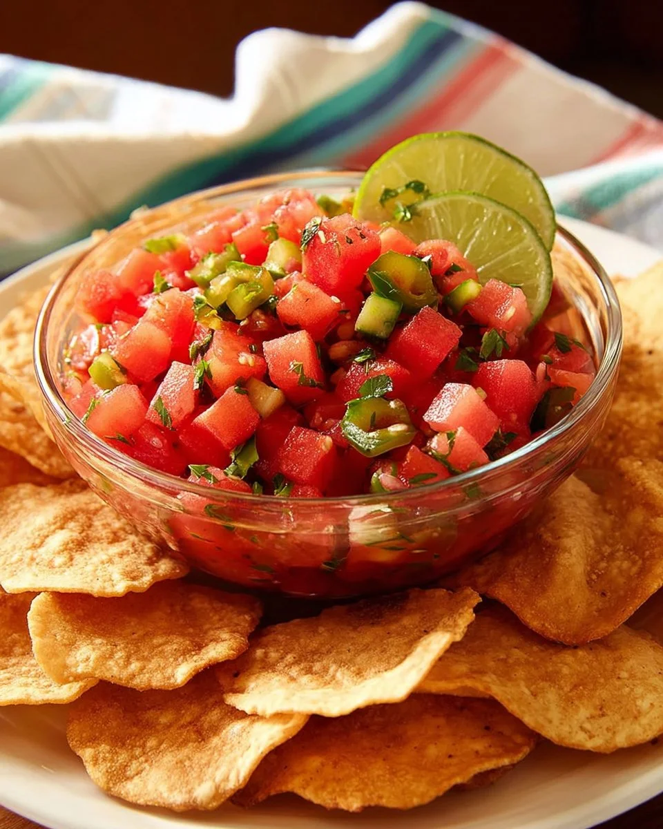 Watermelon Fire and Ice Salsa