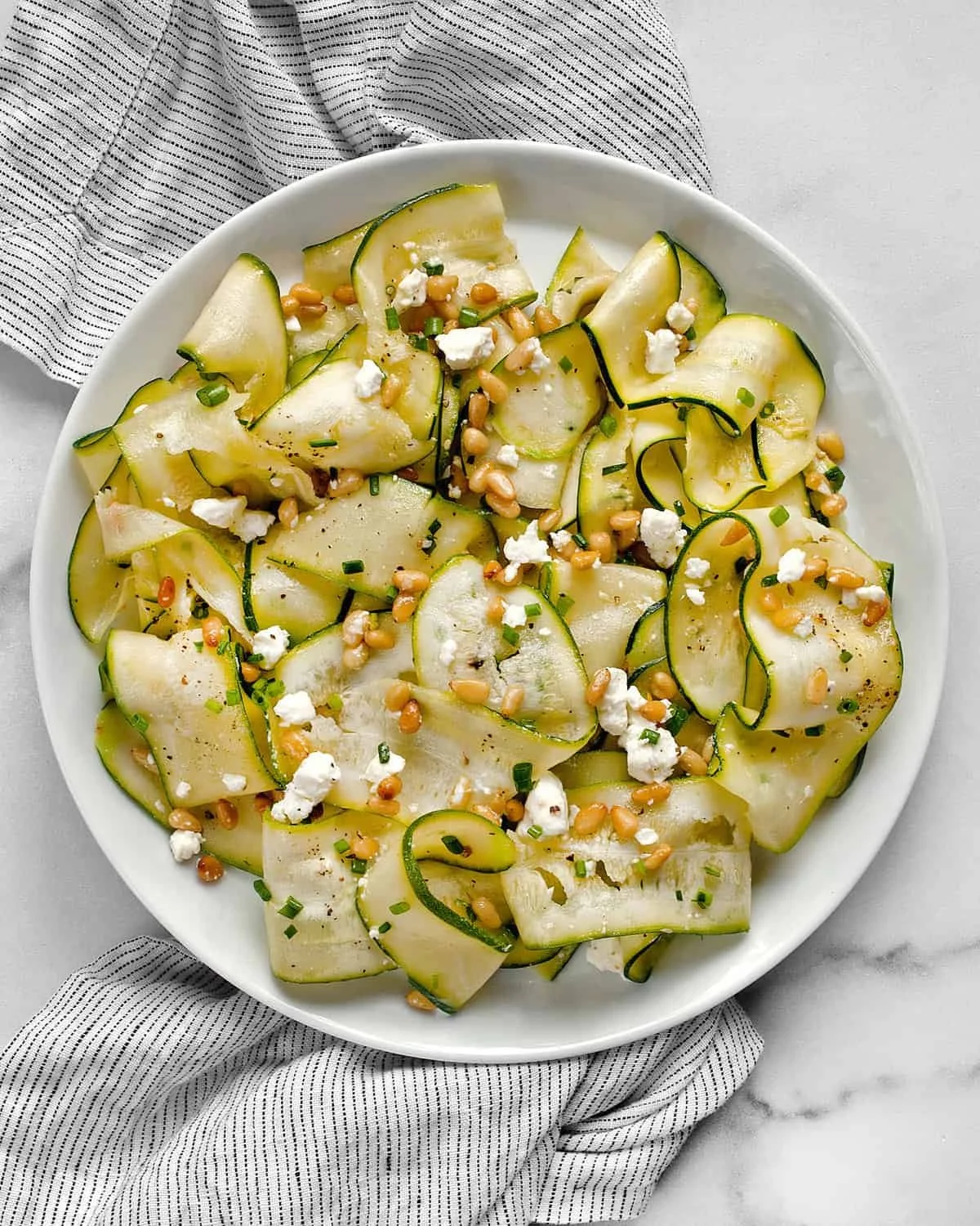 Zucchini Ribbon Salad