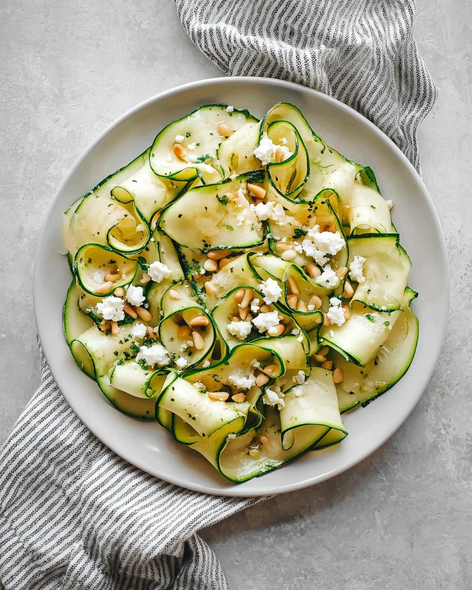 Zucchini Ribbon Salad