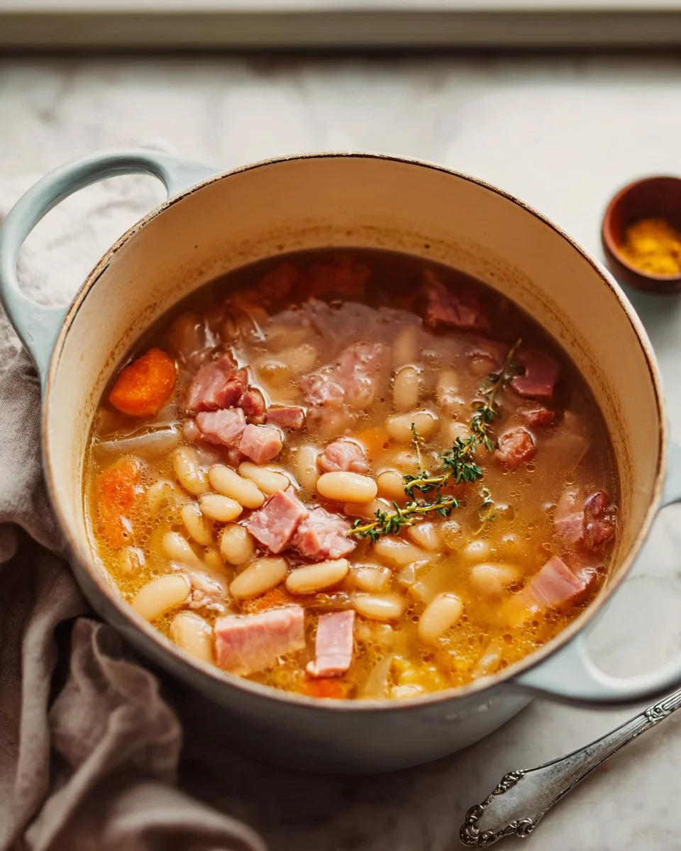 Basic Ham and Bean Soup
