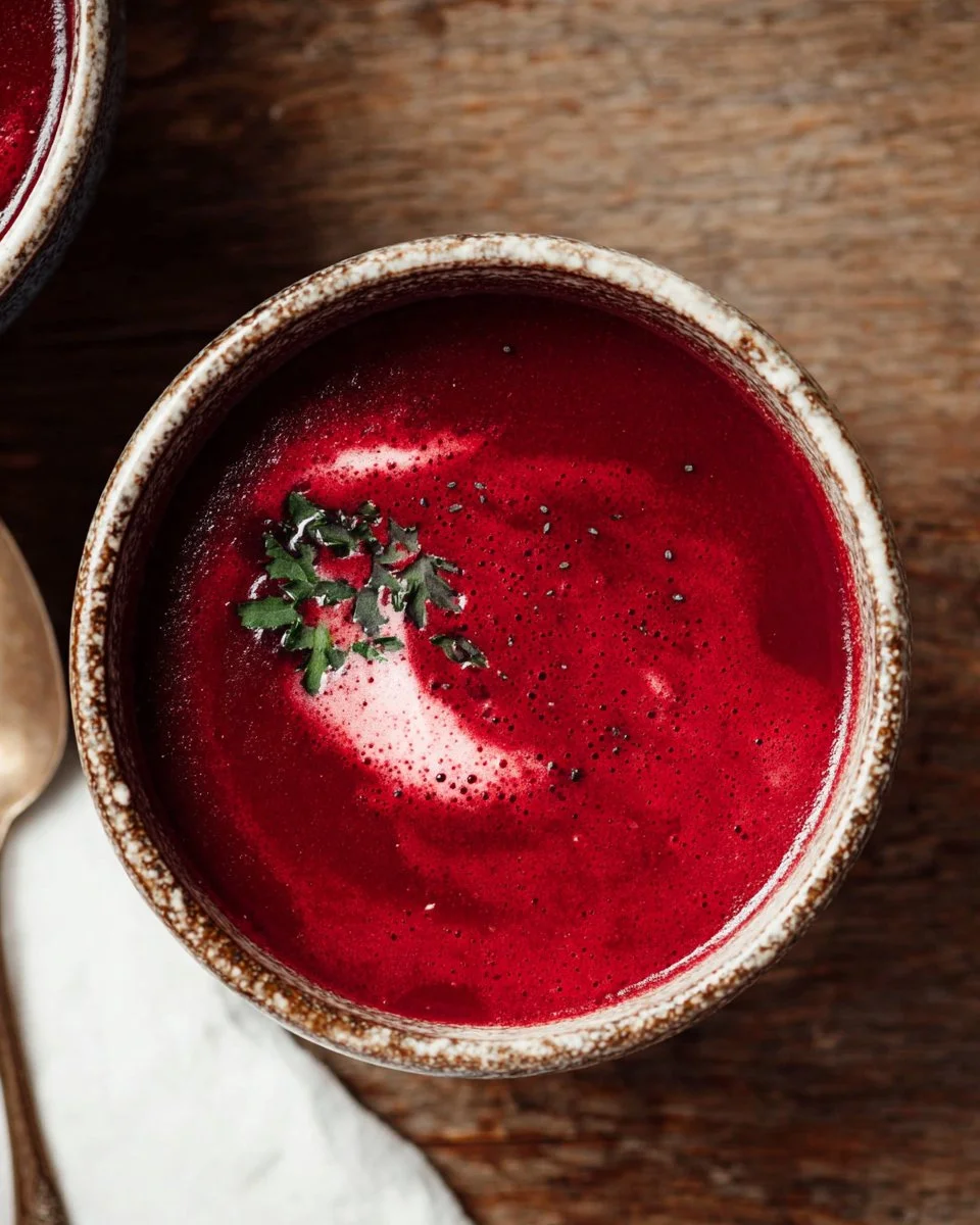 Beet Soup Smooth and Velvety