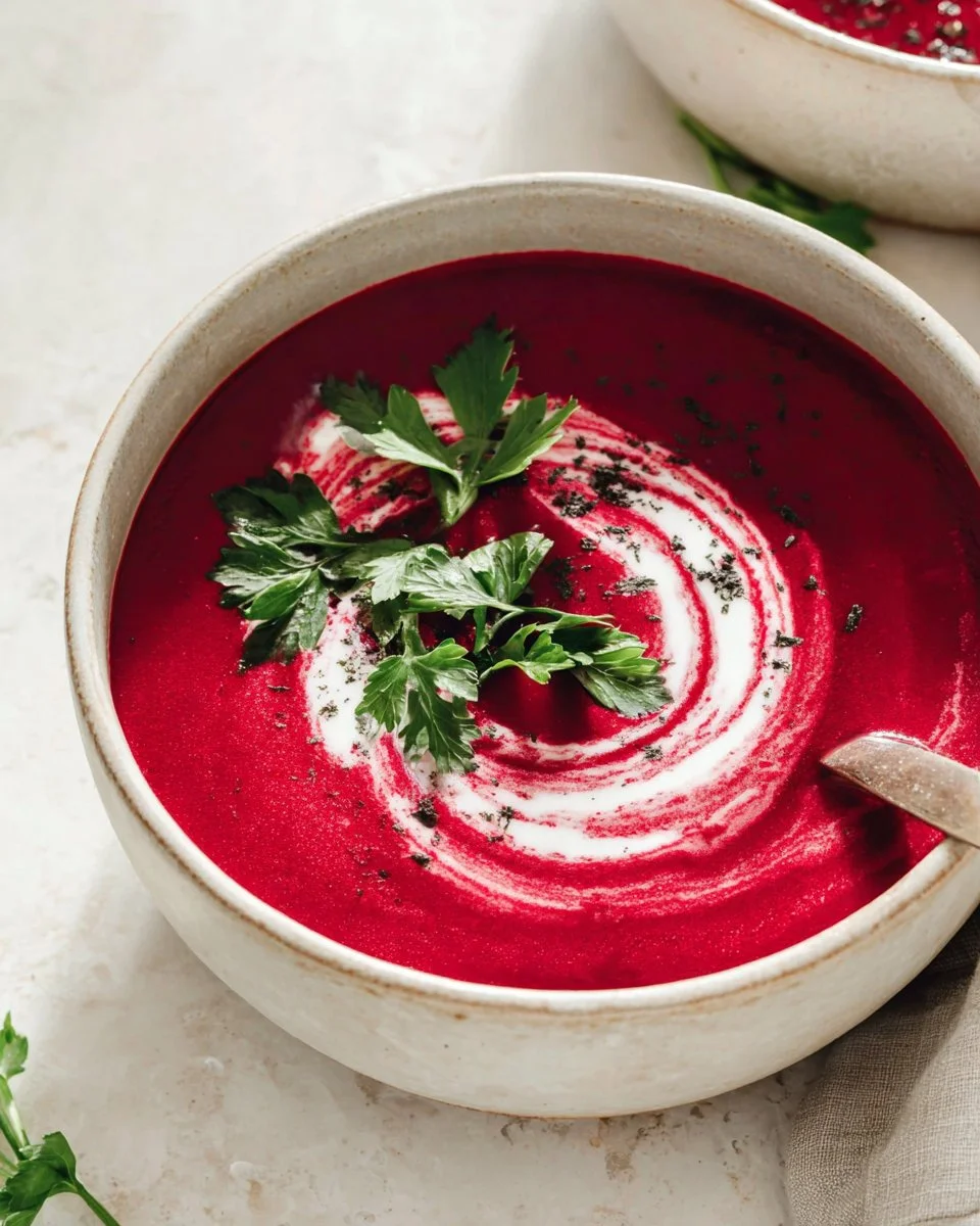 Beet Soup Smooth and Velvety