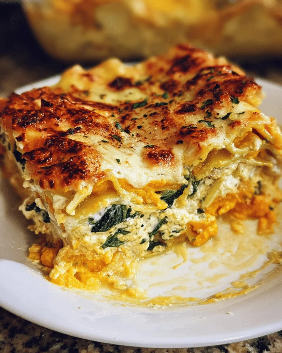 Butternut Squash & Spinach Lasagna: A Comforting, Creamy Twist on a Classic Favorite