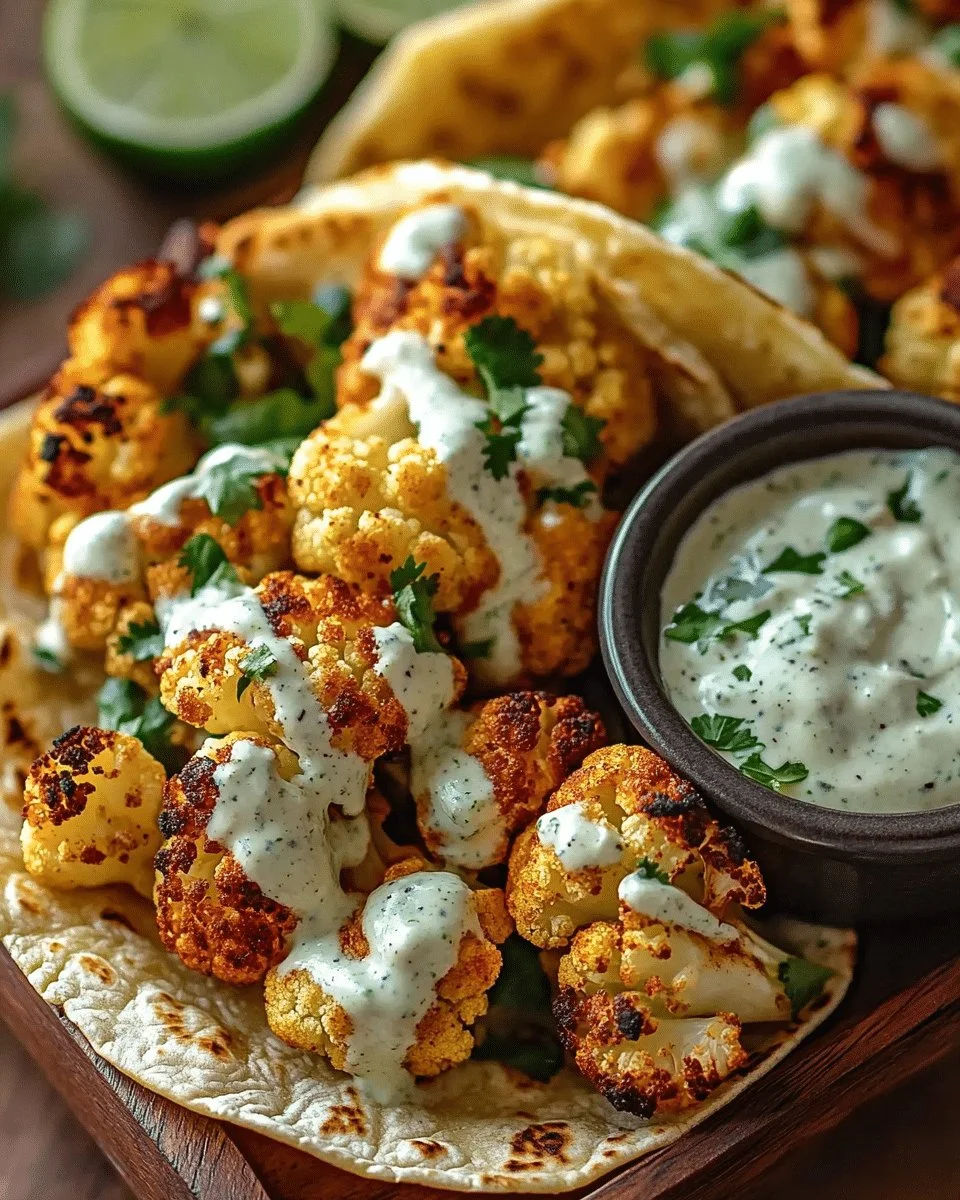 Cauliflower Tacos with Cilantro Lime Crema – A Flavorful Plant-Based Twist